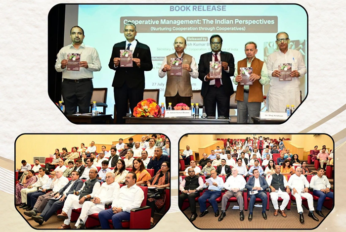 Dr Bhutani releases book on Cooperative Management
